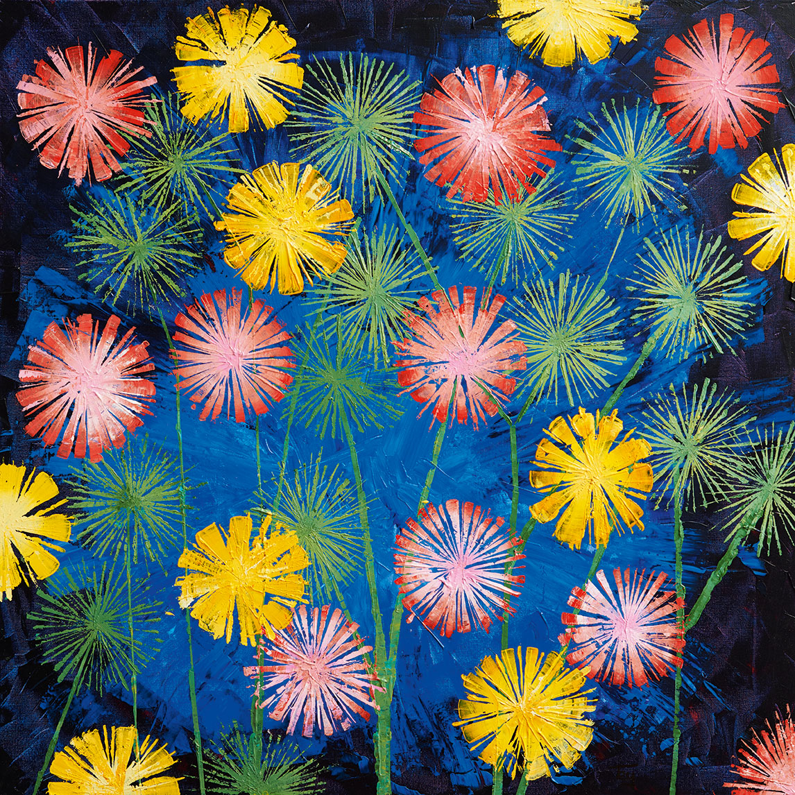 Yellow & Pink Flowers - Ref 11