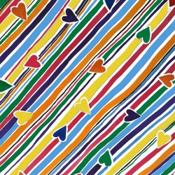 Ref P16 - Heart Stripes Wrapp