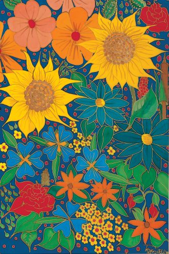 Silk Flowers - Ref P2
